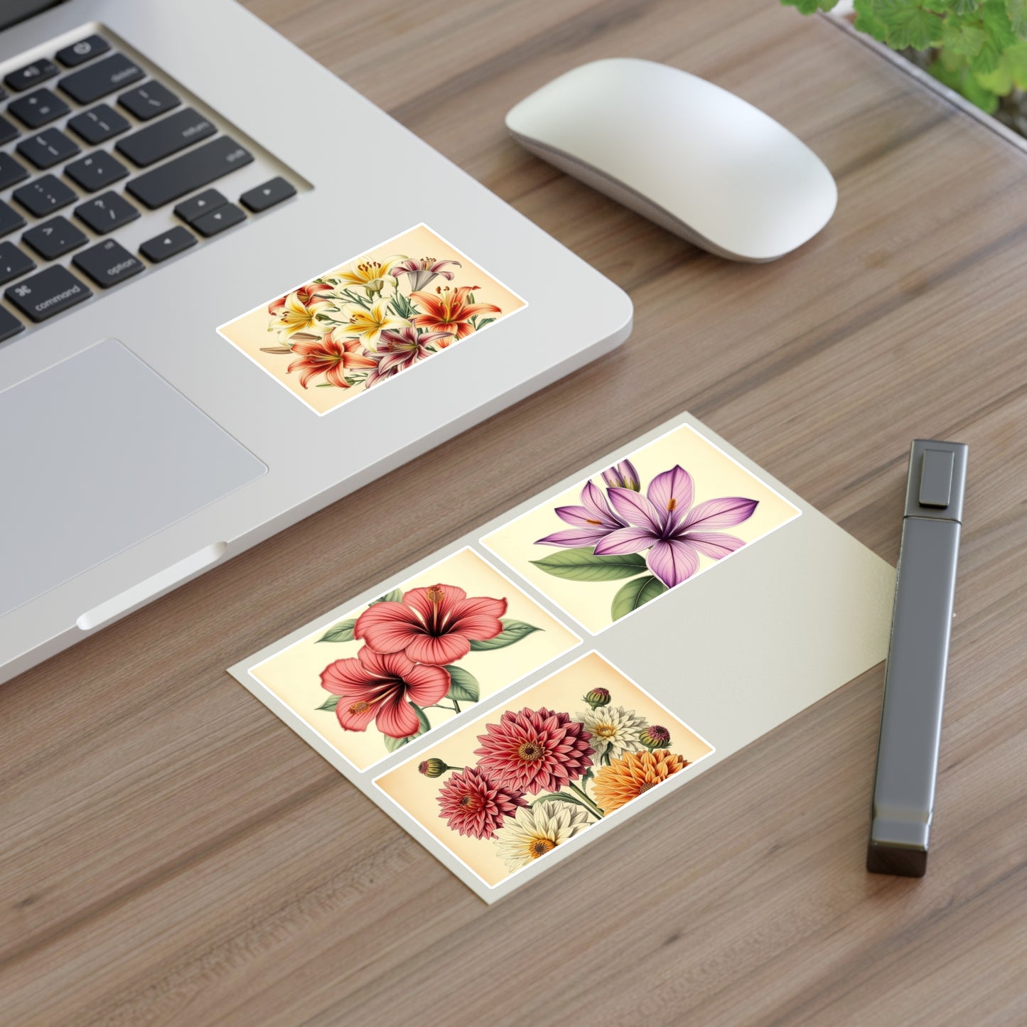Vintage Flower Sticker Sheets