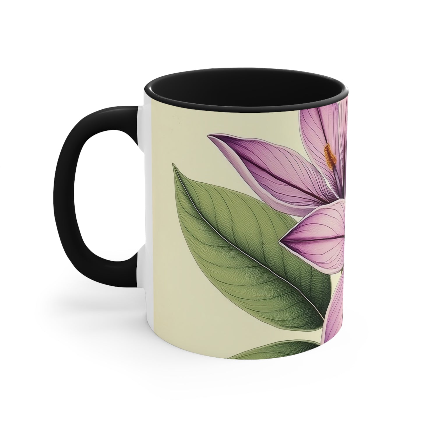 Accent Mugs - Vintage Coffee Cup, Floral Tea Mug, Drinkware, Unique Gift for Nature Lover