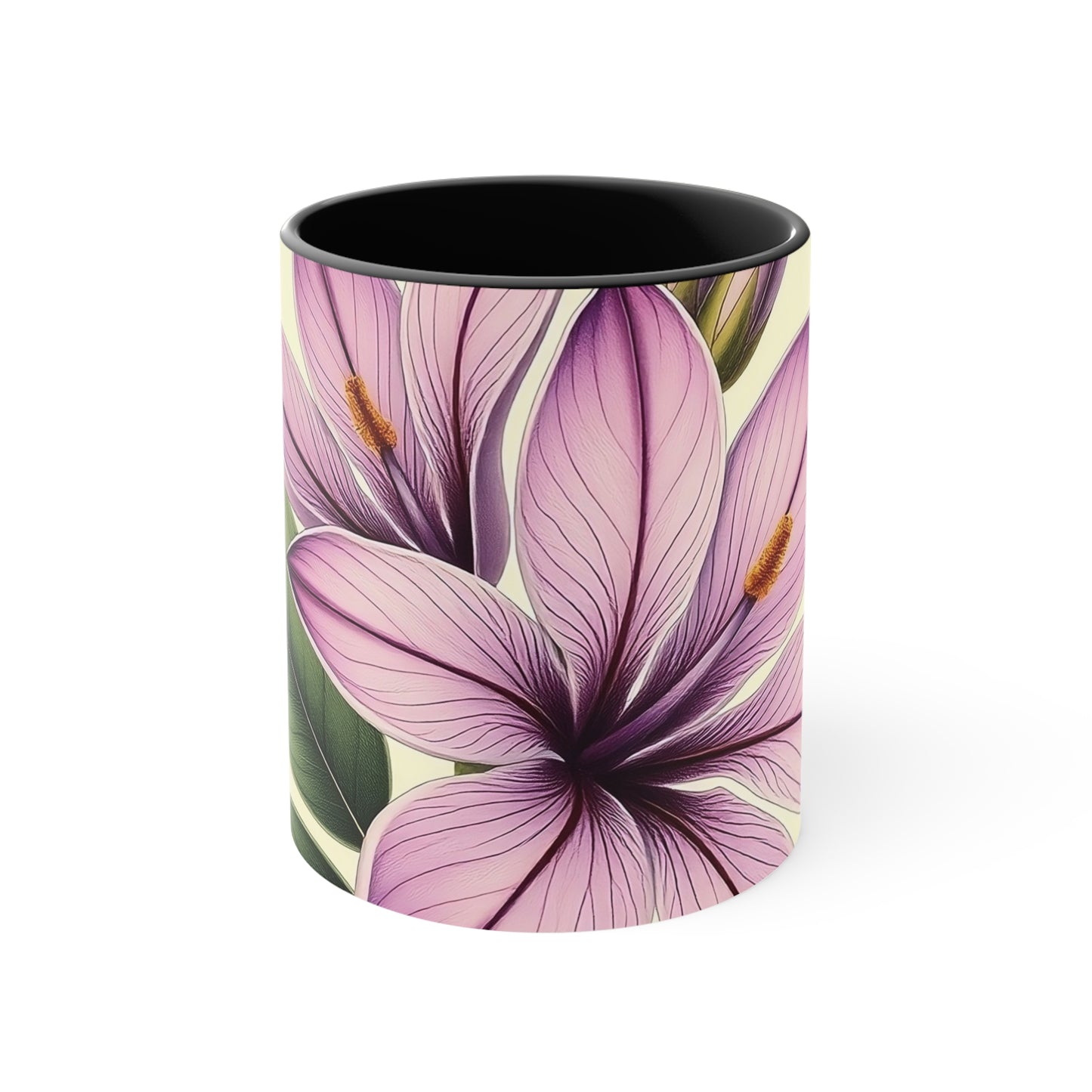 Accent Mugs - Vintage Coffee Cup, Floral Tea Mug, Drinkware, Unique Gift for Nature Lover