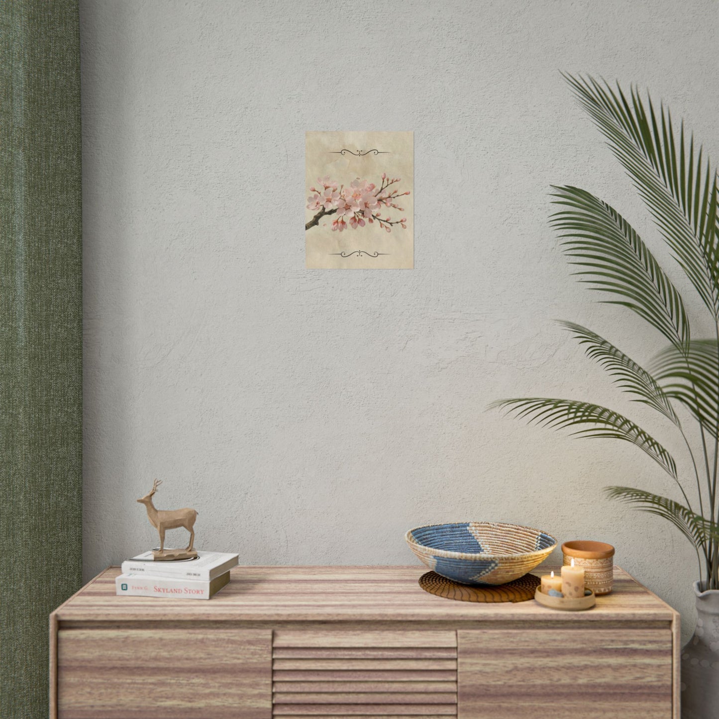 Vintage Cherry blossom on Rolled Posters