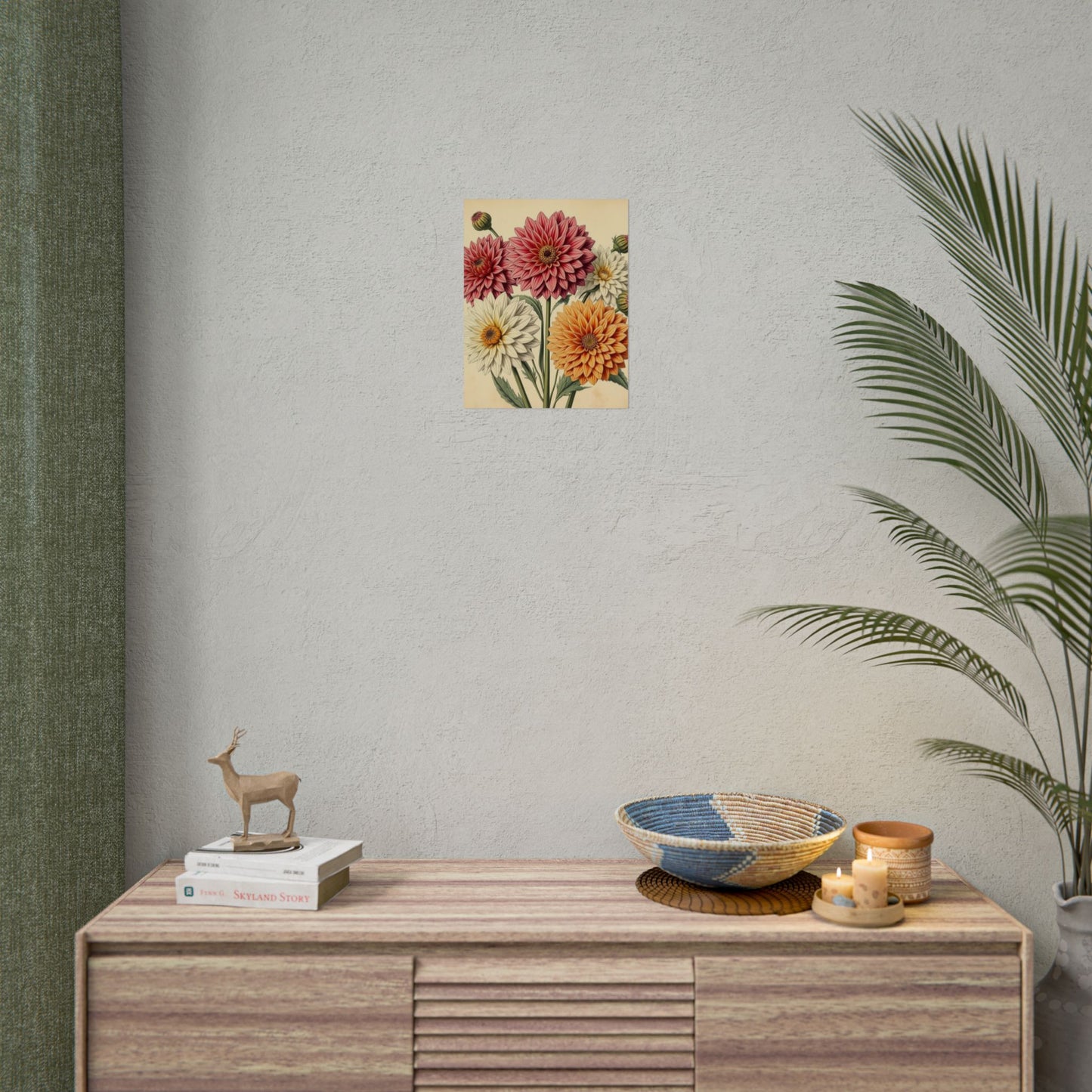 Vintage Flower Poster