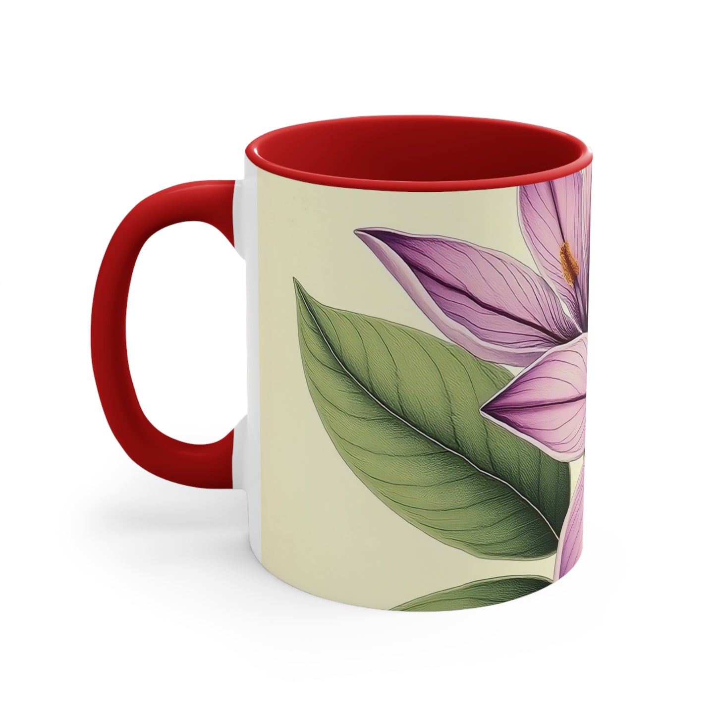 Accent Mugs - Vintage Coffee Cup, Floral Tea Mug, Drinkware, Unique Gift for Nature Lover