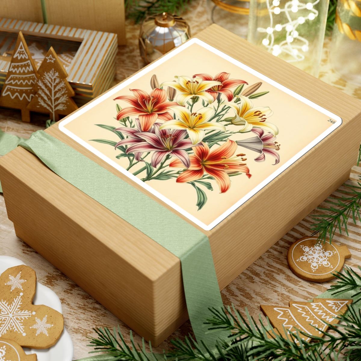 Vintage Flower Stickers