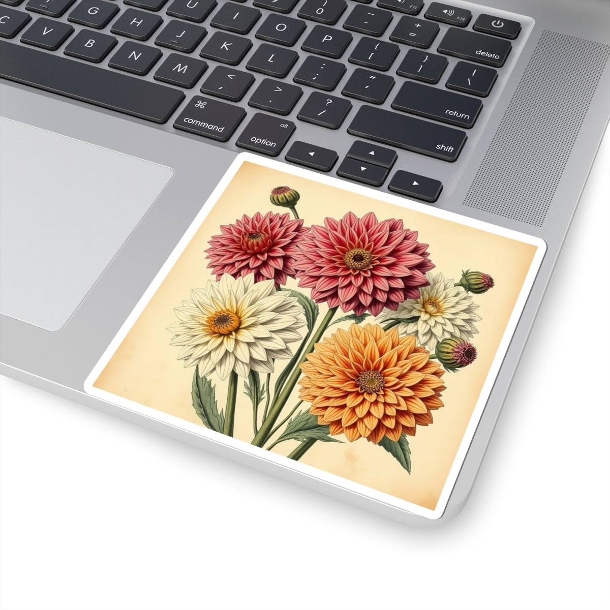 Vintage Flower Stickers