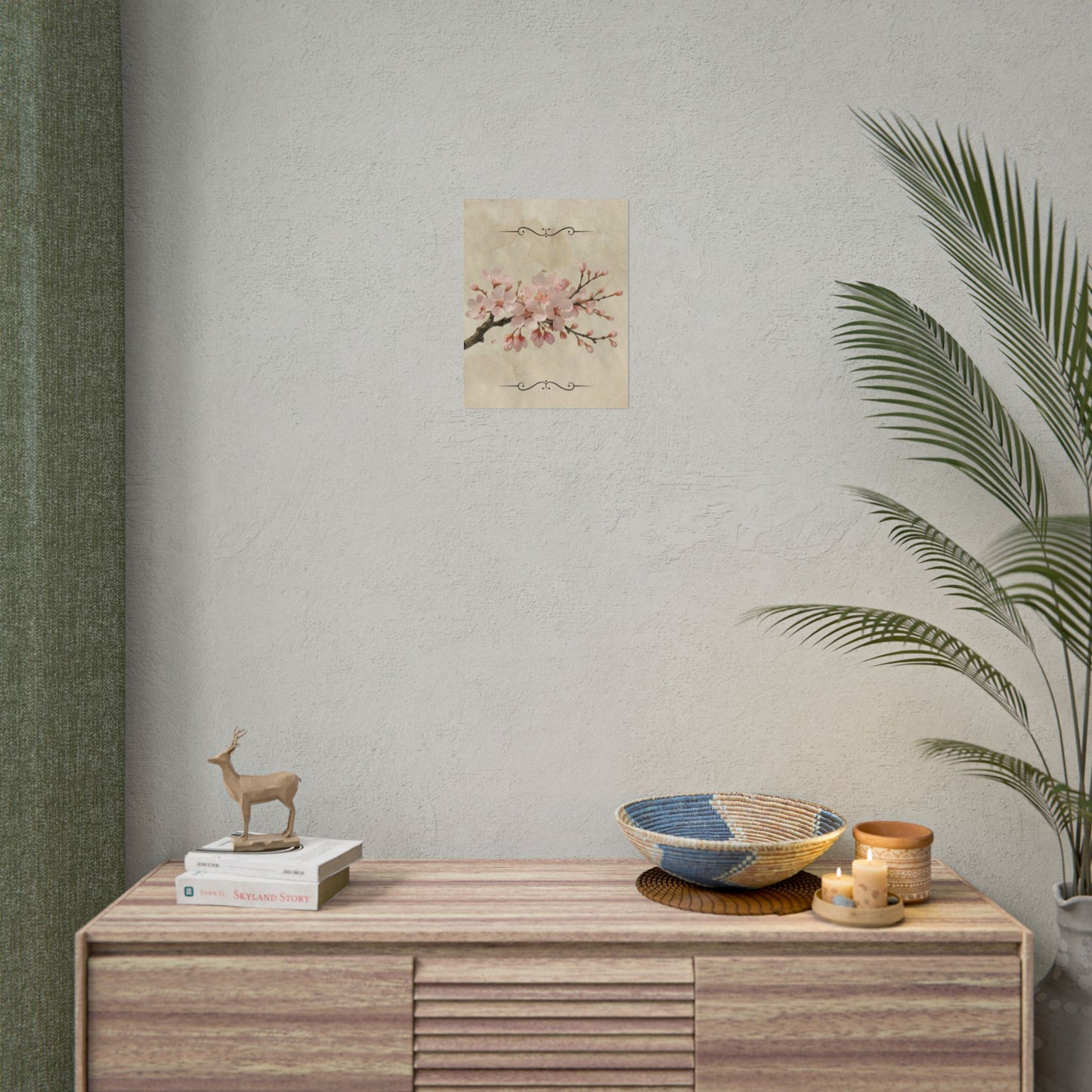 Vintage Cherry blossom on Rolled Posters