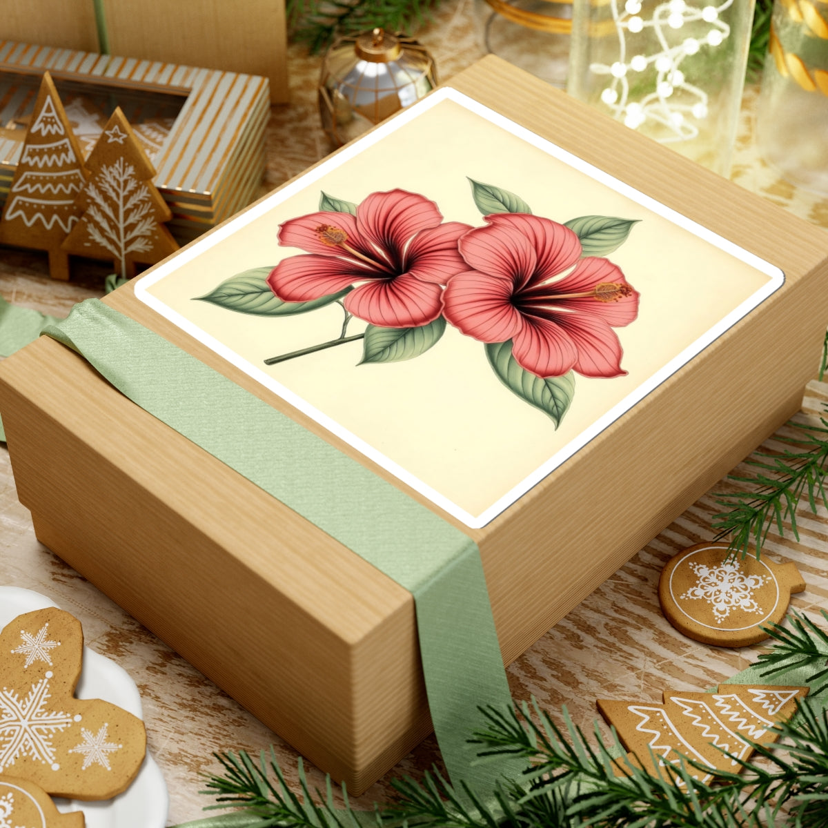 Vintage Flower Stickers