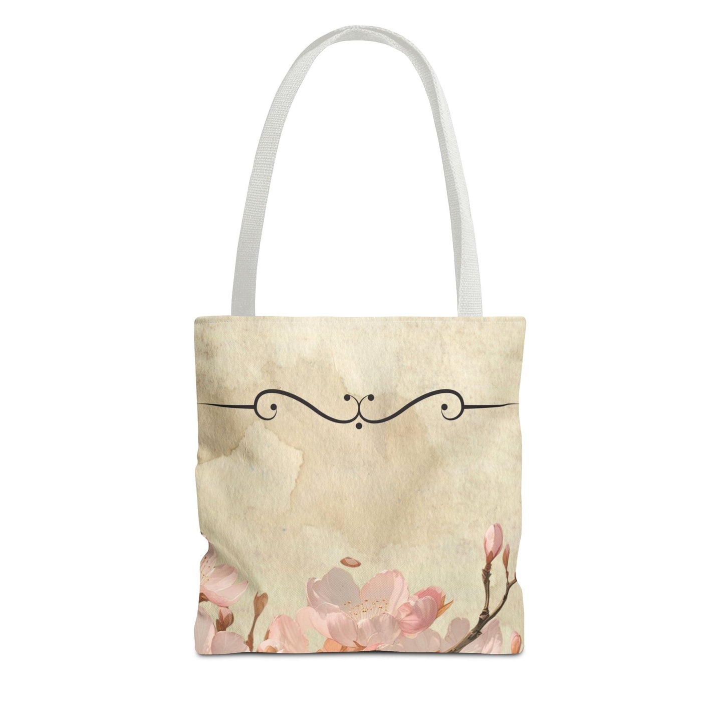 Cherry Blossom Tote Bag, Floral Tote, Japanese Style Tote, Eco-Friendly Bag, Reusable Shopping Bag, Gift for Nature Lover