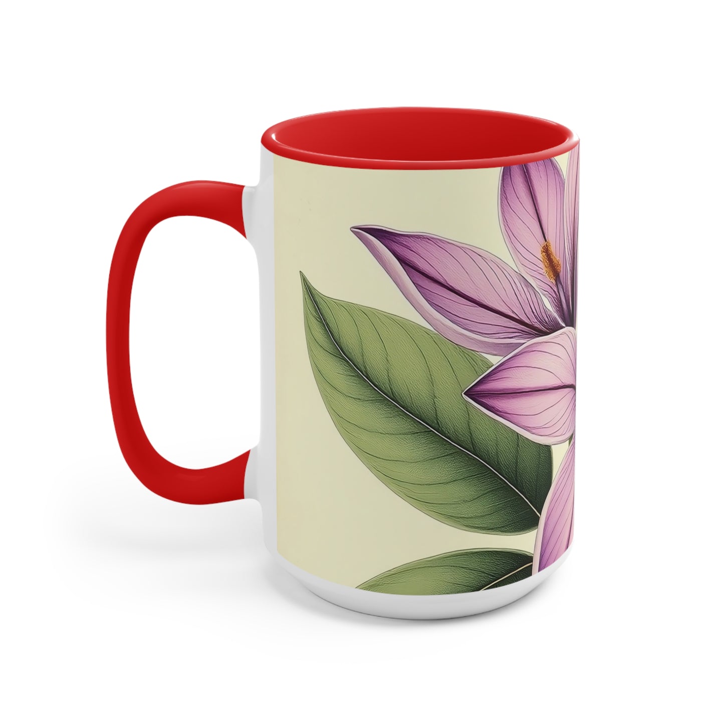 Accent Mugs - Vintage Coffee Cup, Floral Tea Mug, Drinkware, Unique Gift for Nature Lover