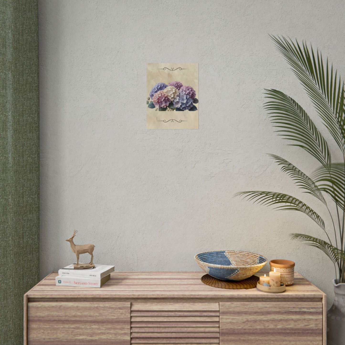 Rolled Posters - Vintage Hydrangea Wall Art