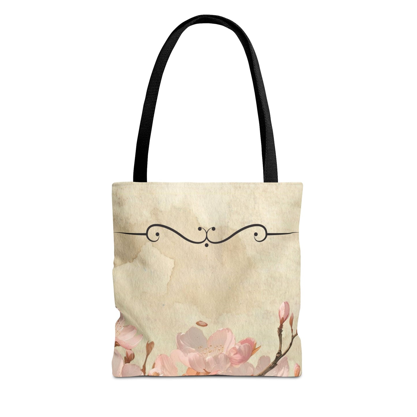 Cherry Blossom Tote Bag, Floral Tote, Japanese Style Tote, Eco-Friendly Bag, Reusable Shopping Bag, Gift for Nature Lover