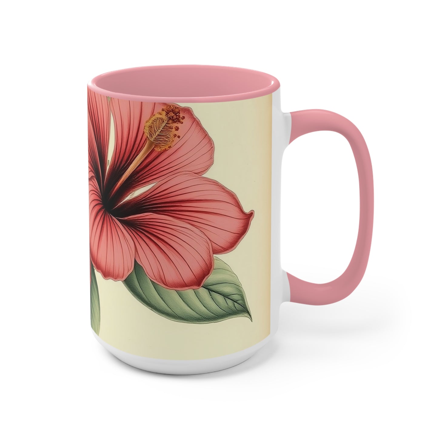 Accent Mugs - Vintage Coffee Cup, Floral Tea Mug, Drinkware, Unique Gift for Nature Lover