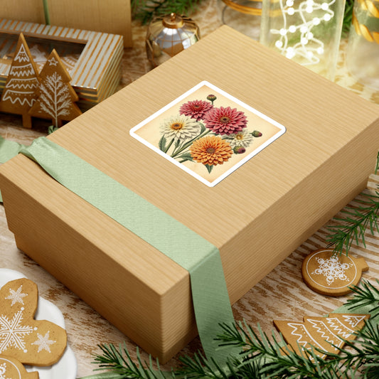 Vintage Flower Stickers
