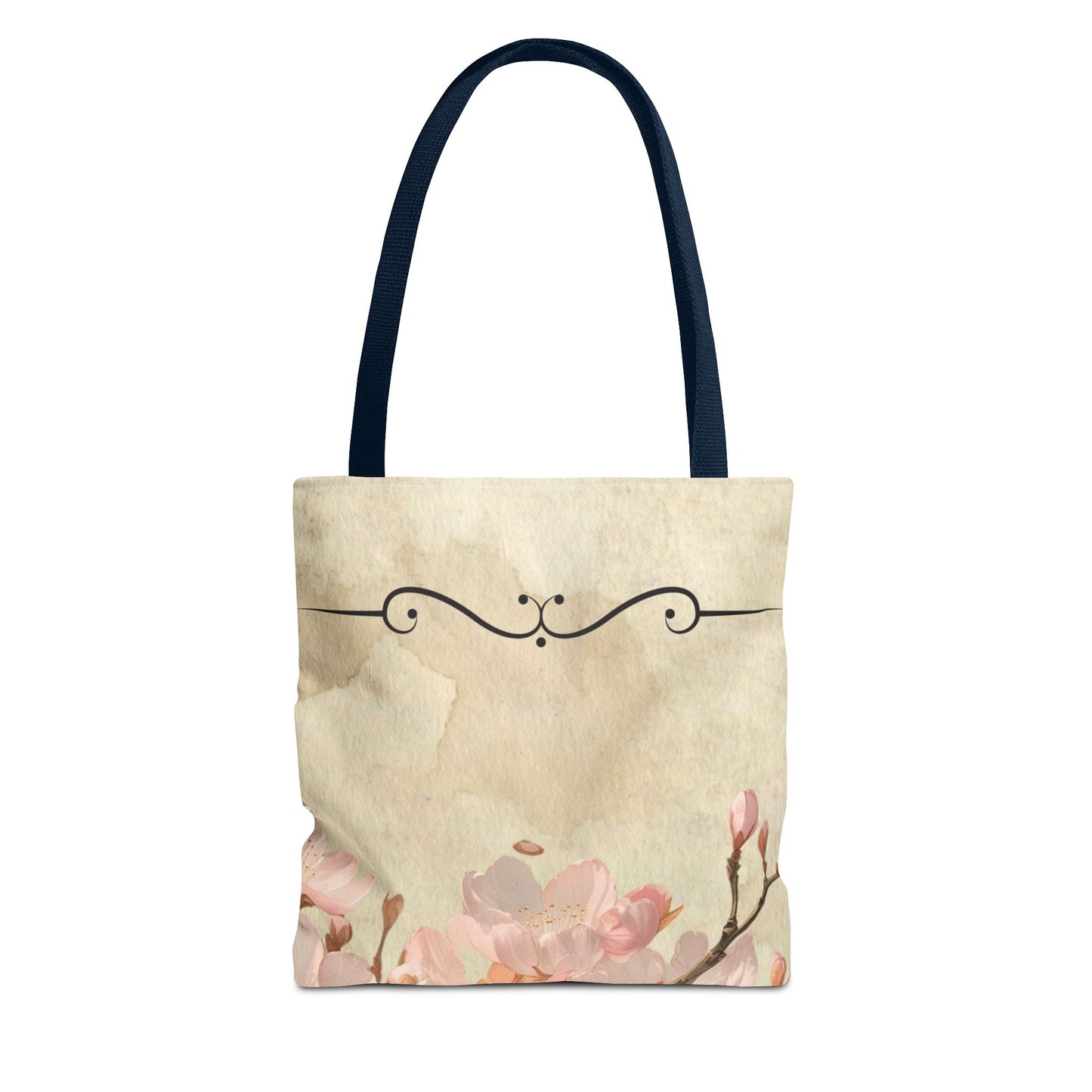 Cherry Blossom Tote Bag, Floral Tote, Japanese Style Tote, Eco-Friendly Bag, Reusable Shopping Bag, Gift for Nature Lover