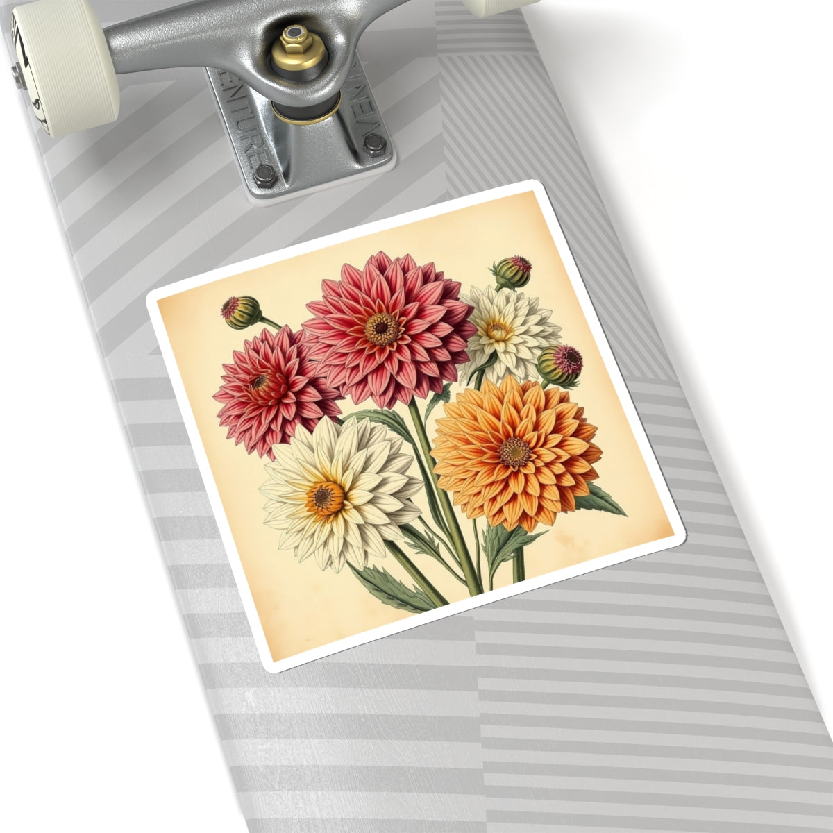 Vintage Flower Stickers