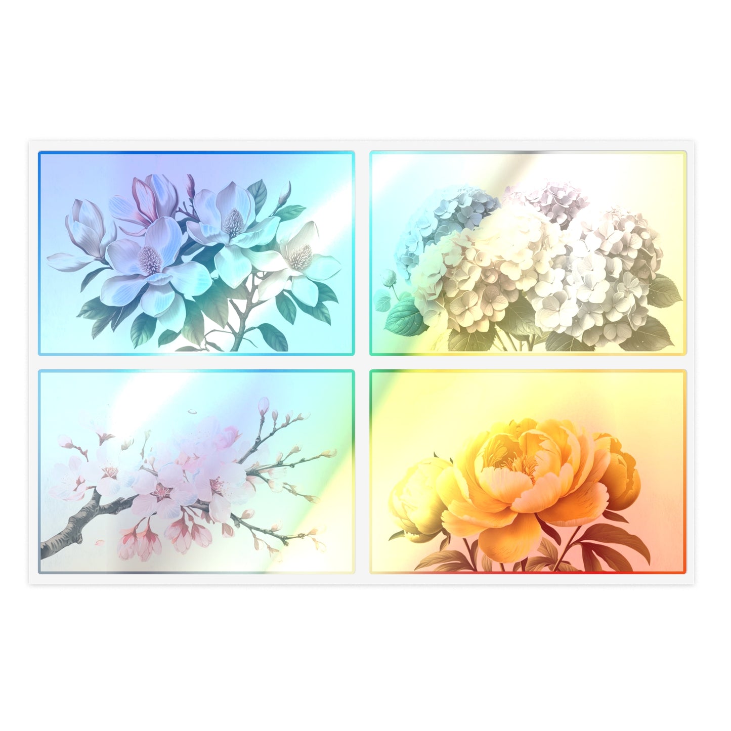 Vintage flower #1 Sticker Sheets