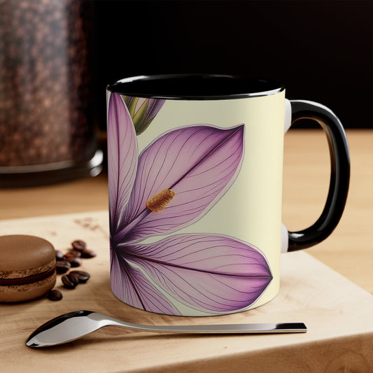 Accent Mugs - Vintage Coffee Cup, Floral Tea Mug, Drinkware, Unique Gift for Nature Lover