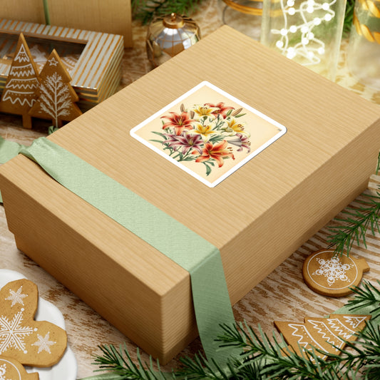 Vintage Flower Stickers