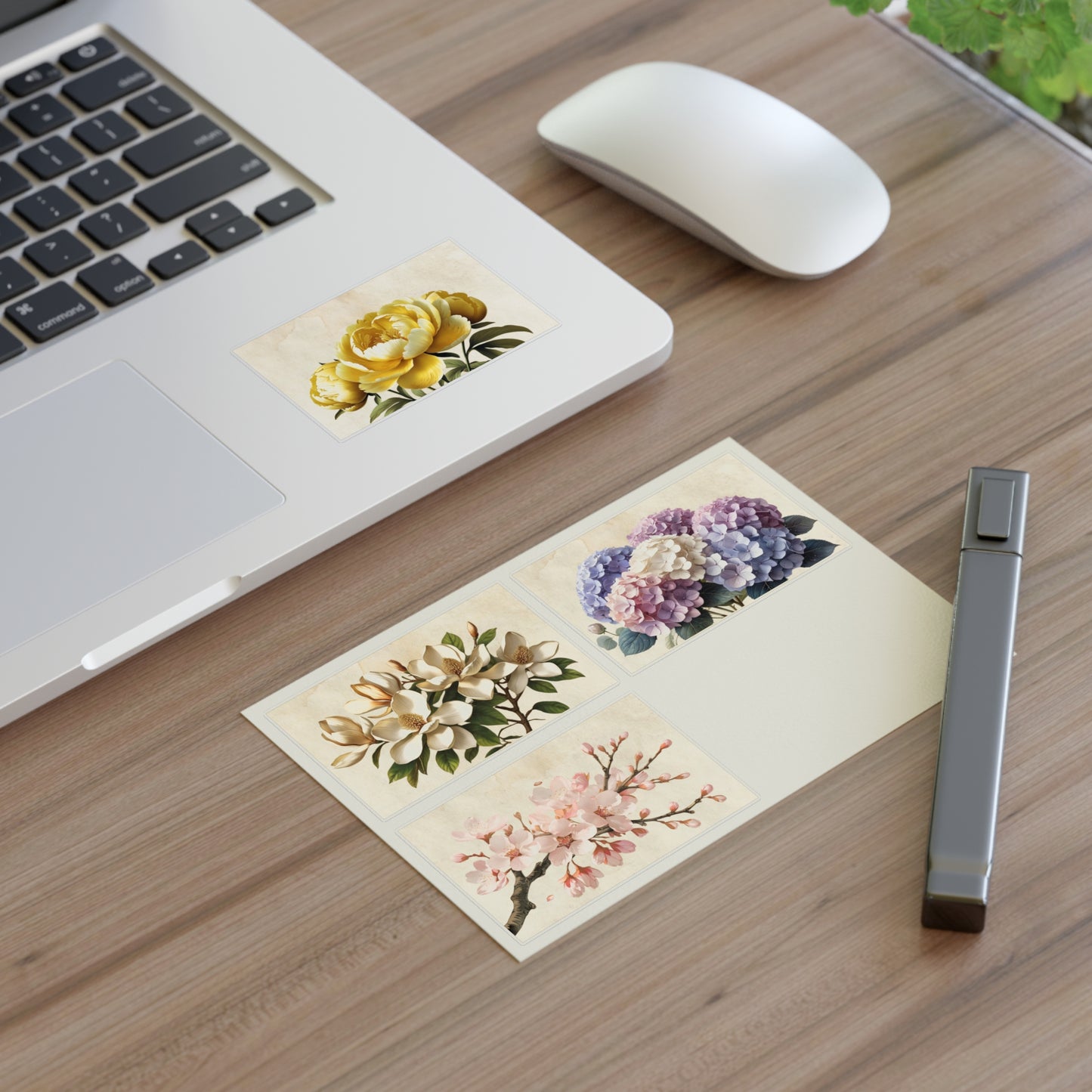 Vintage flower #1 Sticker Sheets