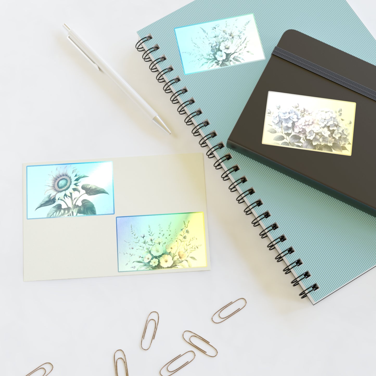 Vintage flowers #2 Sticker Sheets