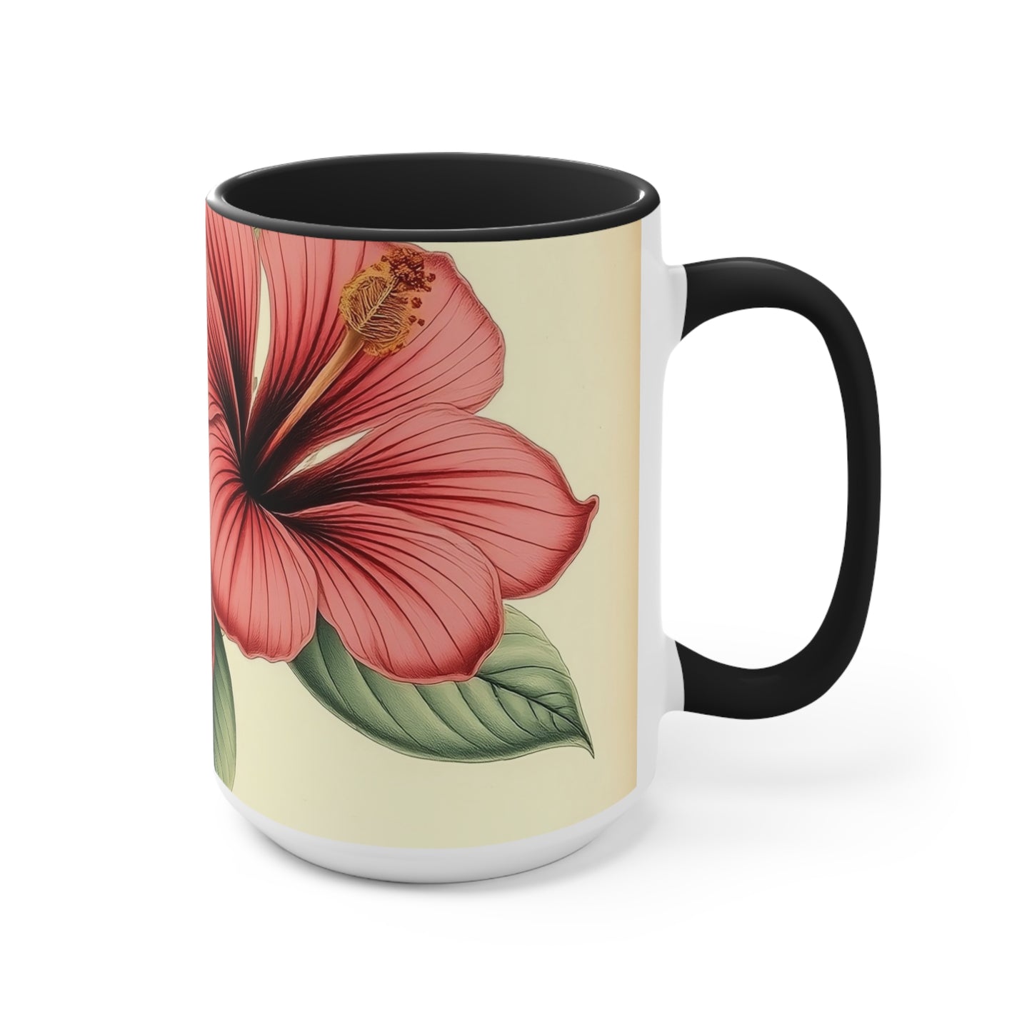 Accent Mugs - Vintage Coffee Cup, Floral Tea Mug, Drinkware, Unique Gift for Nature Lover