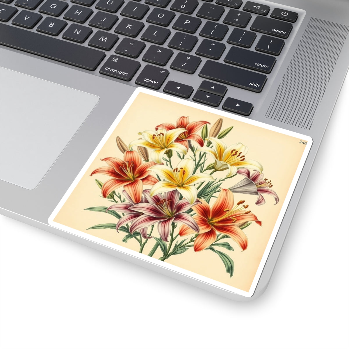 Vintage Flower Stickers