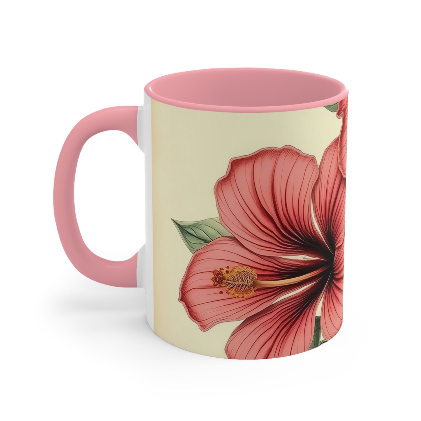 Accent Mugs - Vintage Coffee Cup, Floral Tea Mug, Drinkware, Unique Gift for Nature Lover