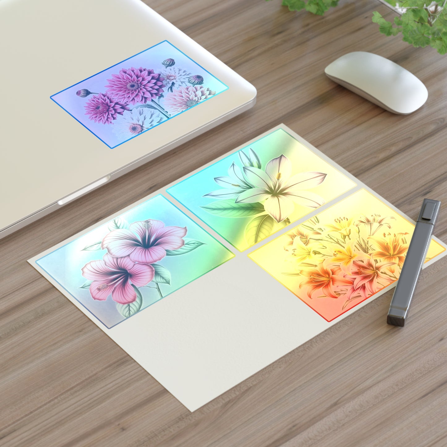 Vintage Flower Sticker Sheets