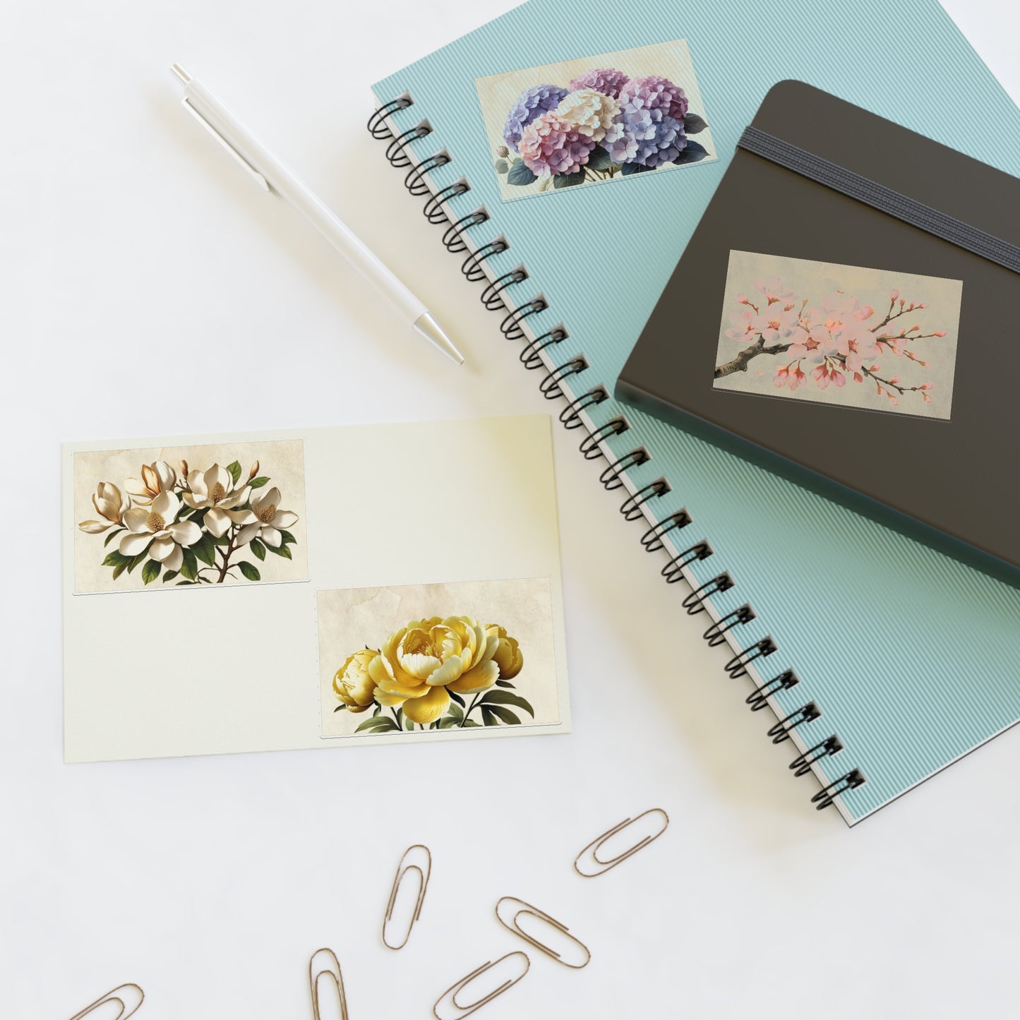 Vintage flower #1 Sticker Sheets