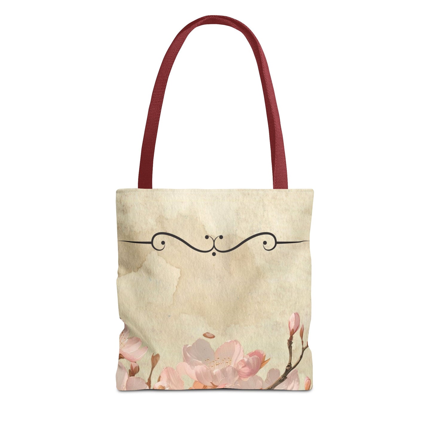 Cherry Blossom Tote Bag, Floral Tote, Japanese Style Tote, Eco-Friendly Bag, Reusable Shopping Bag, Gift for Nature Lover