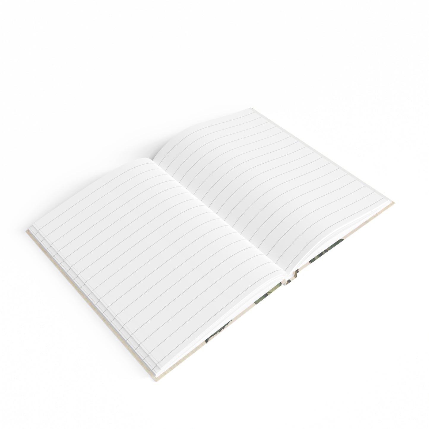 Vintage pink rose flower Journal - Ruled Line