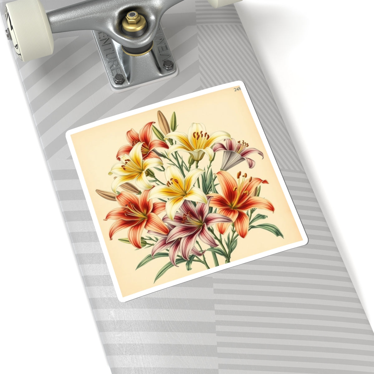 Vintage Flower Stickers