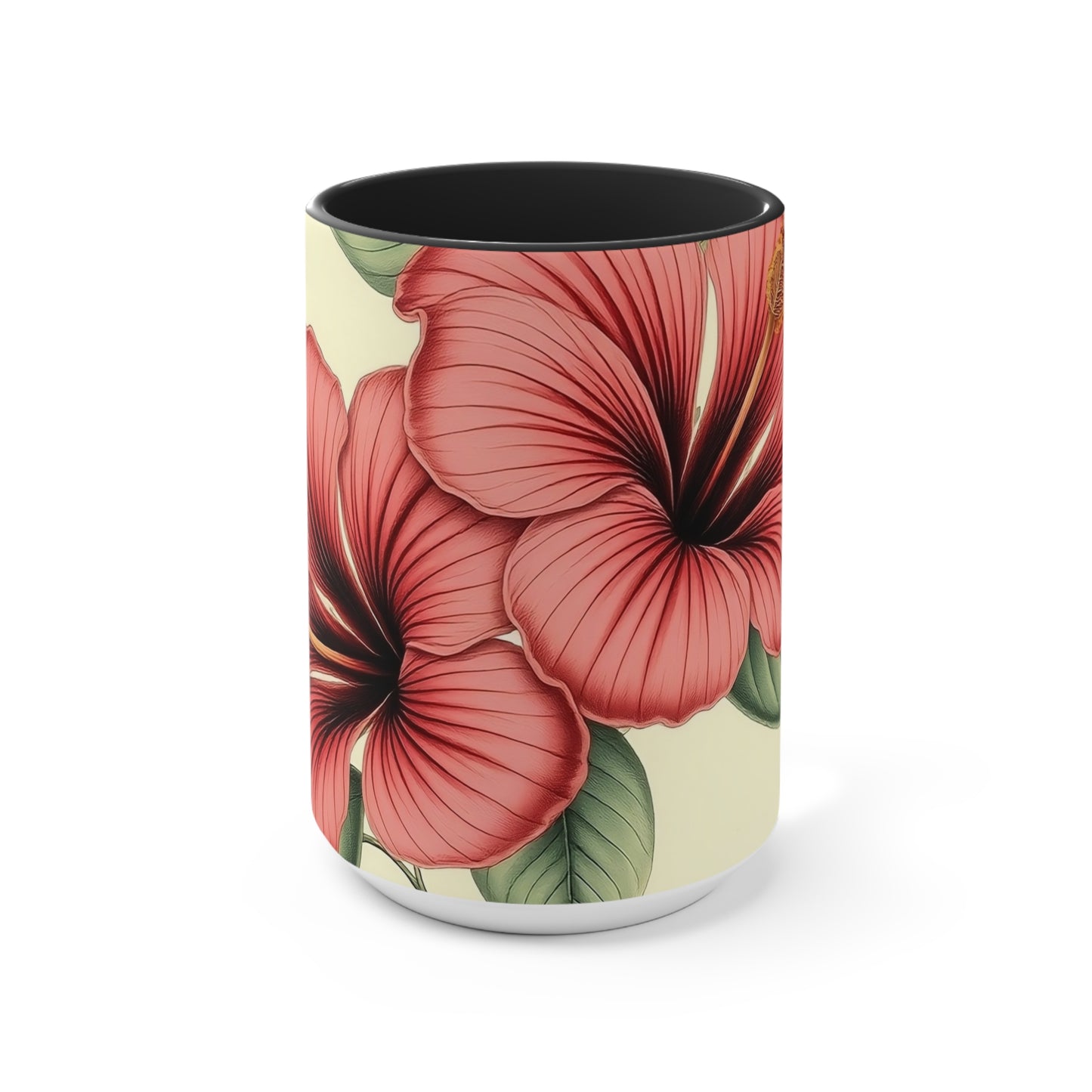 Accent Mugs - Vintage Coffee Cup, Floral Tea Mug, Drinkware, Unique Gift for Nature Lover